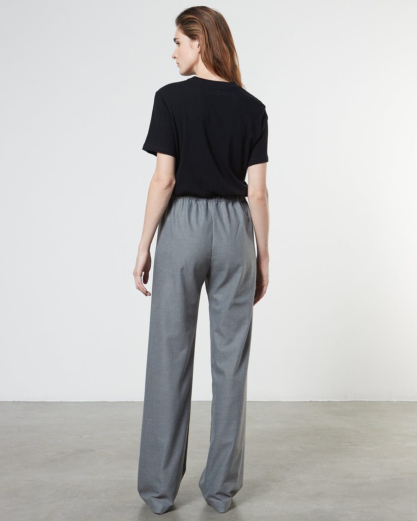 Pants Enza Costa Everywhere Suit Pant in Light Grey Enza Costa