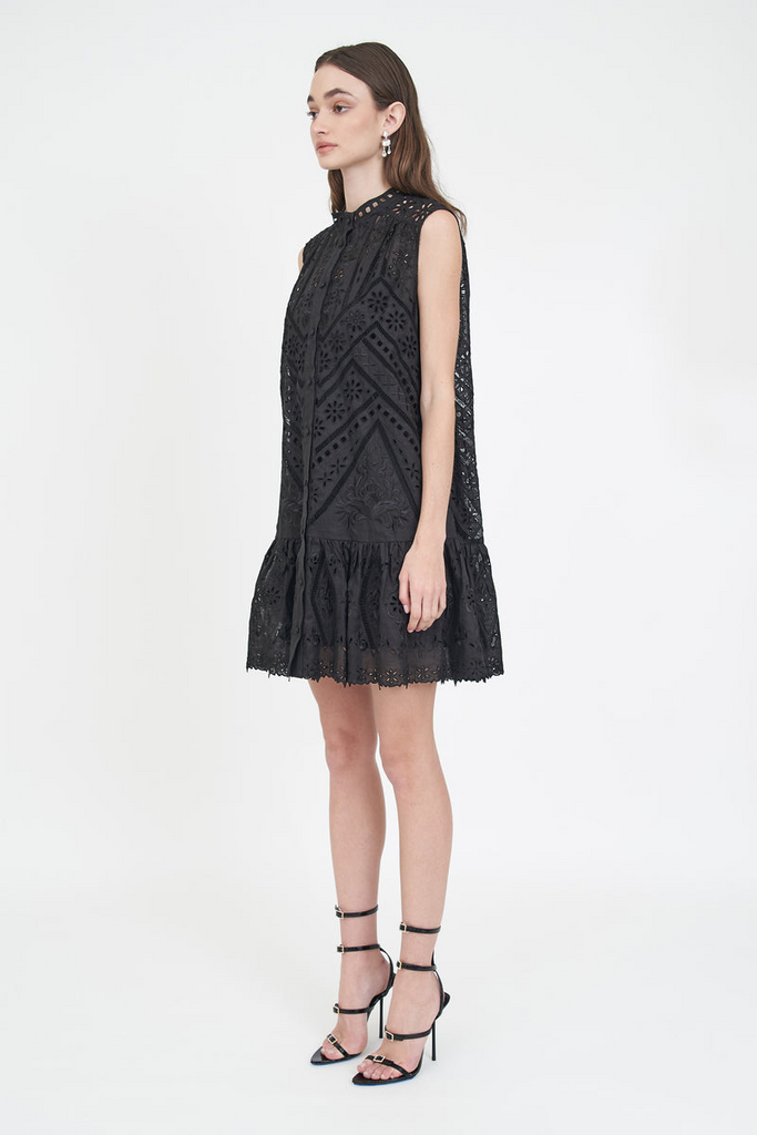 Dresses Christy Lynn Embroidered Emerson Dress in Black Christy Lynn