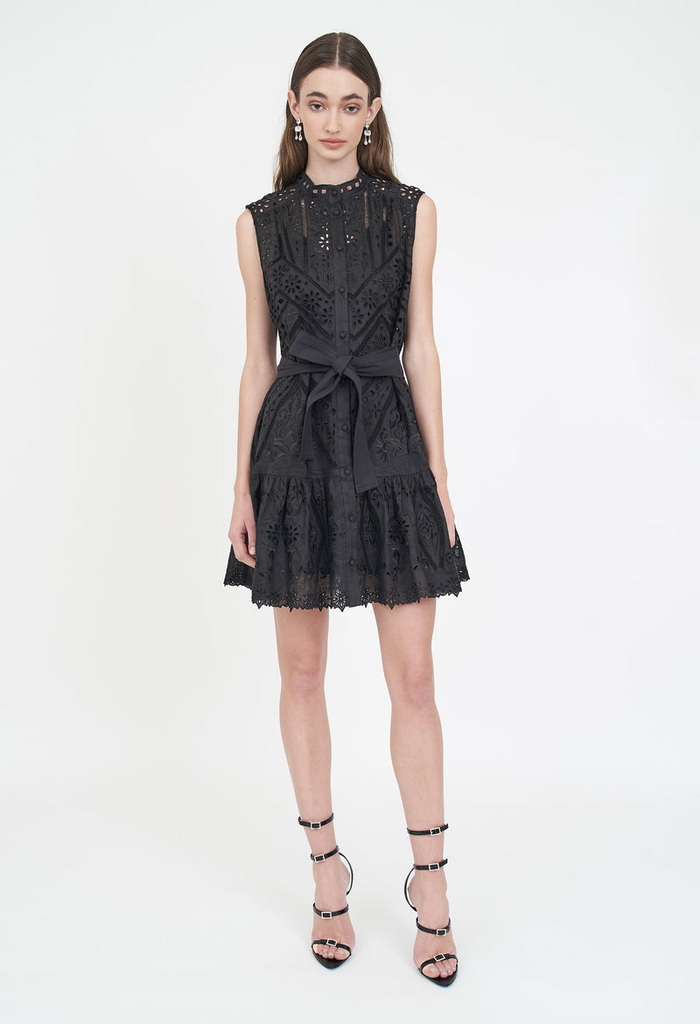 Dresses Christy Lynn Embroidered Emerson Dress in Black Christy Lynn