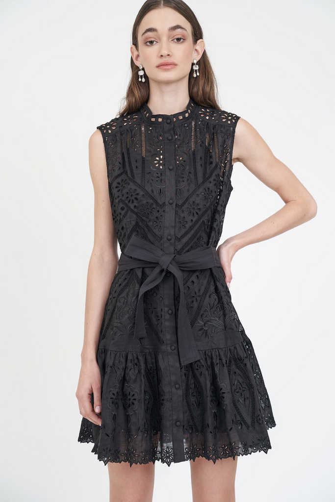 Dresses Christy Lynn Embroidered Emerson Dress in Black Christy Lynn