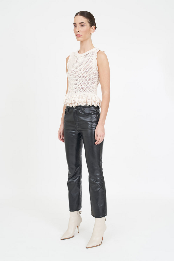 Tops Christy Lynn Sadie Knit Top in Ivory Christy Lynn