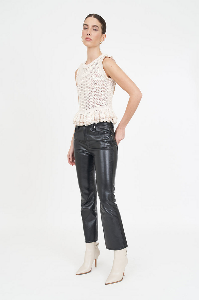 Tops Christy Lynn Sadie Knit Top in Ivory Christy Lynn