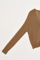 SWEATERS Textured Short Jane Cardi in Topaz Organic by John Patrick