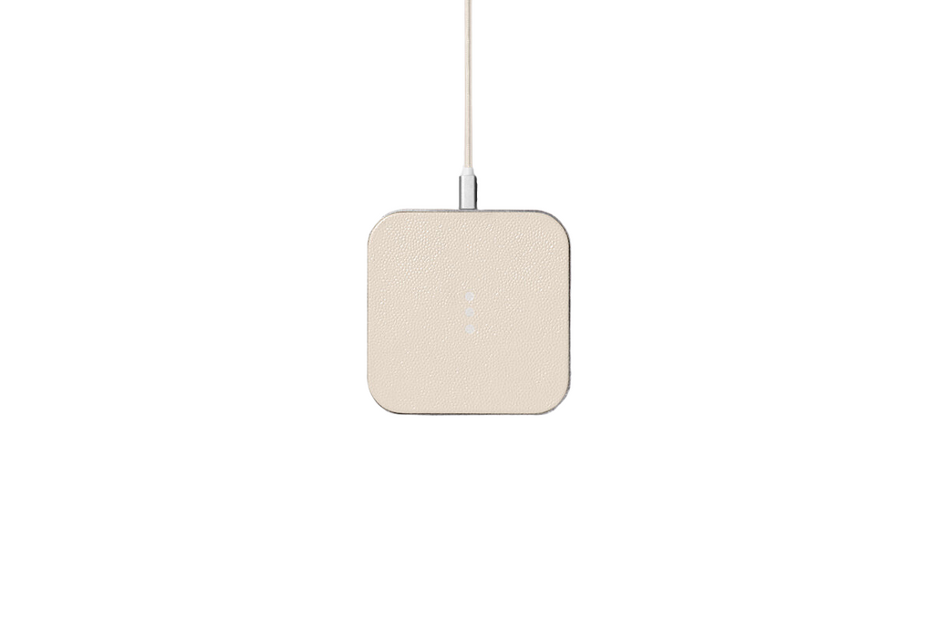 Tech Courant Charger Pad in Bone Courant