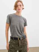 TEES/TANKS Brady Tee in Heather Grey Nili Lotan