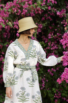 DRESSES/JUMPSUITS Capri Maxi Dress in Blue Flower Maison Marigold