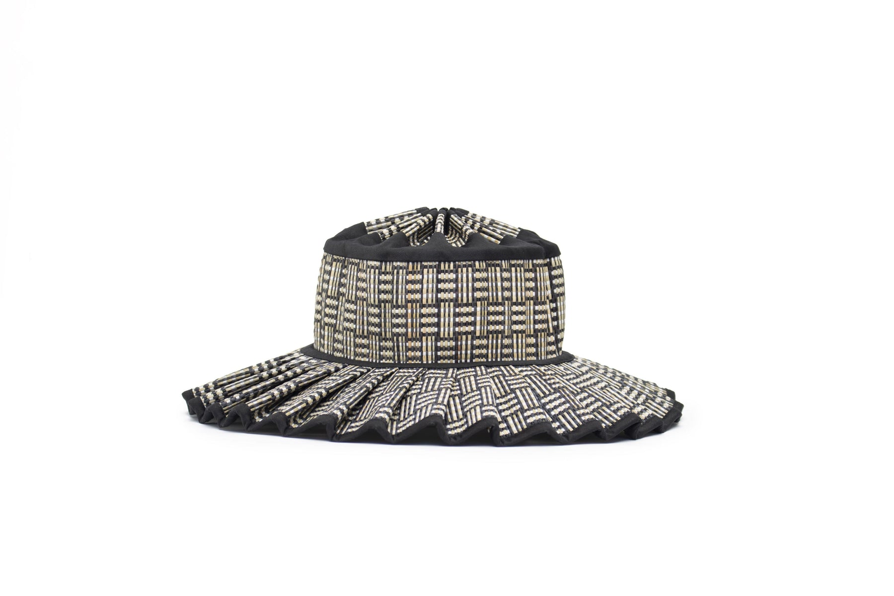 HATS Capri Hat in Black Bamboo Lorna Murray
