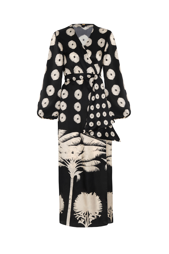 Dresses Juan De Dios Tertulia Silk Maxi Dress in TERTULIA SILK MAXI DRESS Juan De Dios