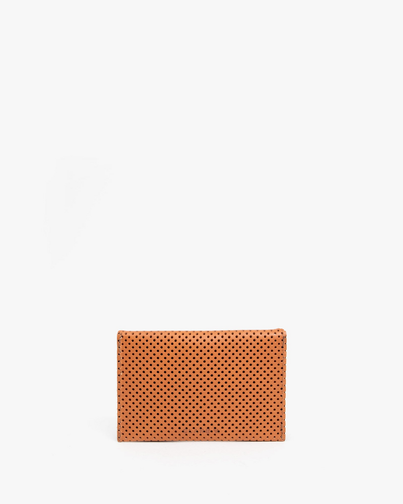 Wallets Clare V. Perforated Card Envelope in Cuoio Clare V.