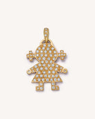 JEWELRY Pavé Baby Girl Pendant Carolina Bucci