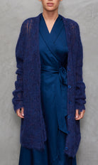 SWEATERS Charlotte's Web Cardi in Indigo Brazeau Tricot