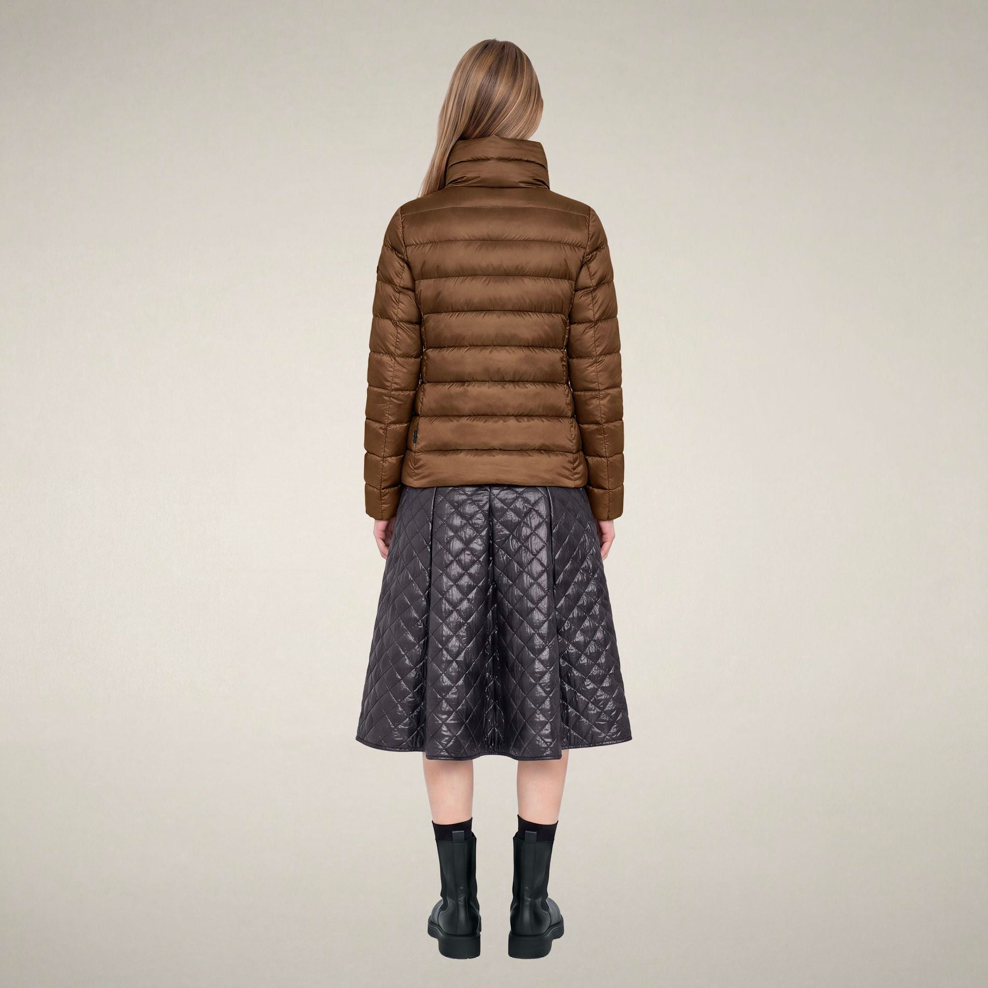 COATS/JACKET Elsie Puffer Jacket in Noisette Brown Save The Duck