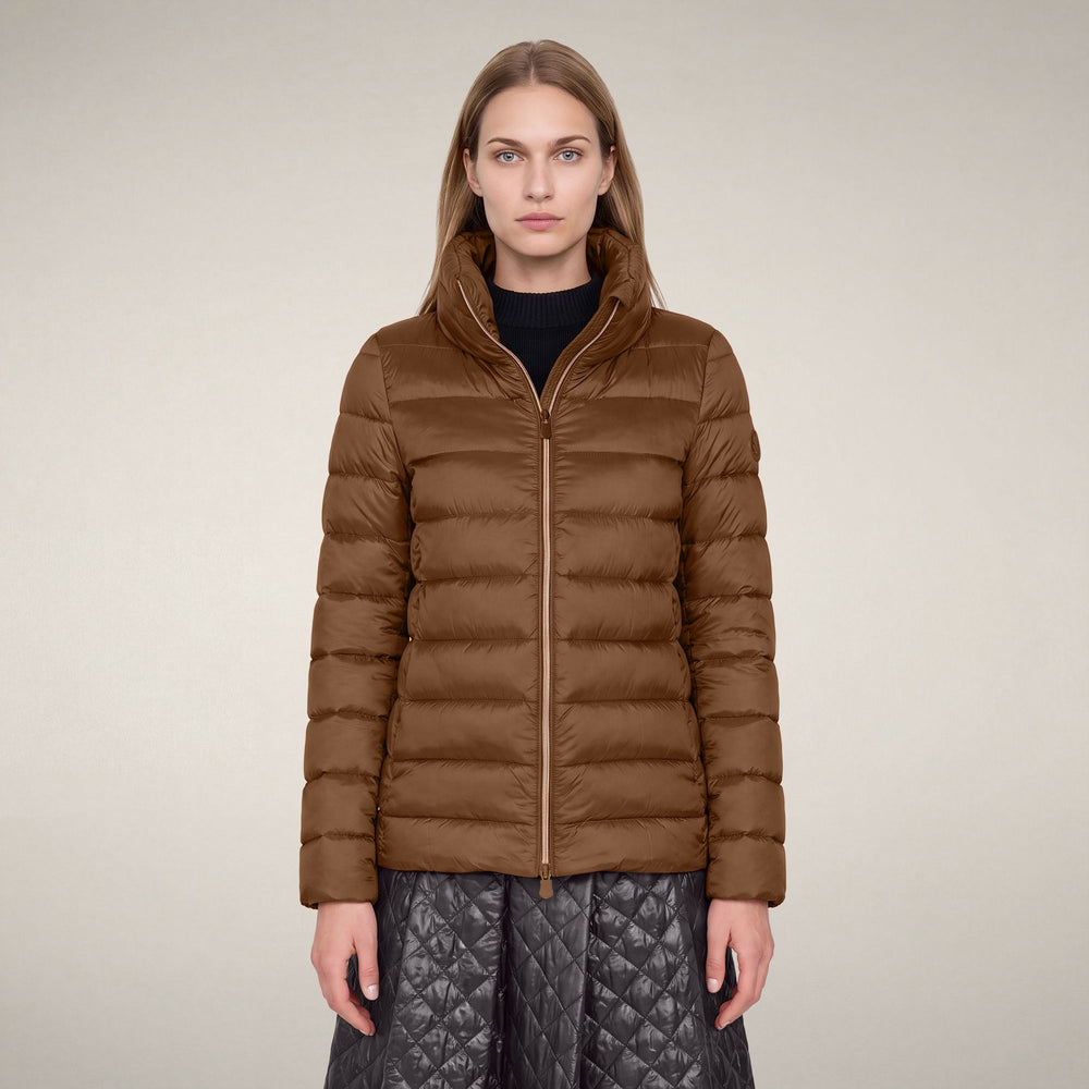 COATS/JACKET Elsie Puffer Jacket in Noisette Brown Save The Duck