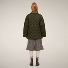 COATS/JACKET Jodie Quilted Jacket in Snake Green Save The Duck