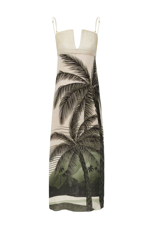 DRESSES/JUMPSUITS ANTIGUA LINEN MIDI DRESS Juan De Dios