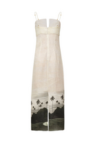 DRESSES/JUMPSUITS ANTIGUA LINEN MIDI DRESS Juan De Dios