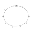 JEWELRY Diamond Star and Moon Bracelet in White Gold Riberra