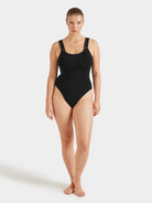LINGERIE/PJ/SWIM Domino Swimsuit in Black Hunza G