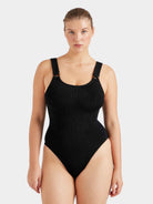 LINGERIE/PJ/SWIM Domino Swimsuit in Black Hunza G