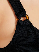 LINGERIE/PJ/SWIM Domino Swimsuit in Black Hunza G