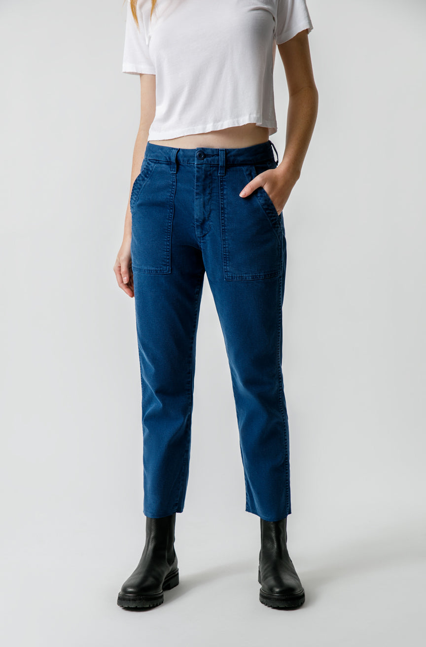 PANTS/SHORTS Easy Army Trouser in Neptune AMO