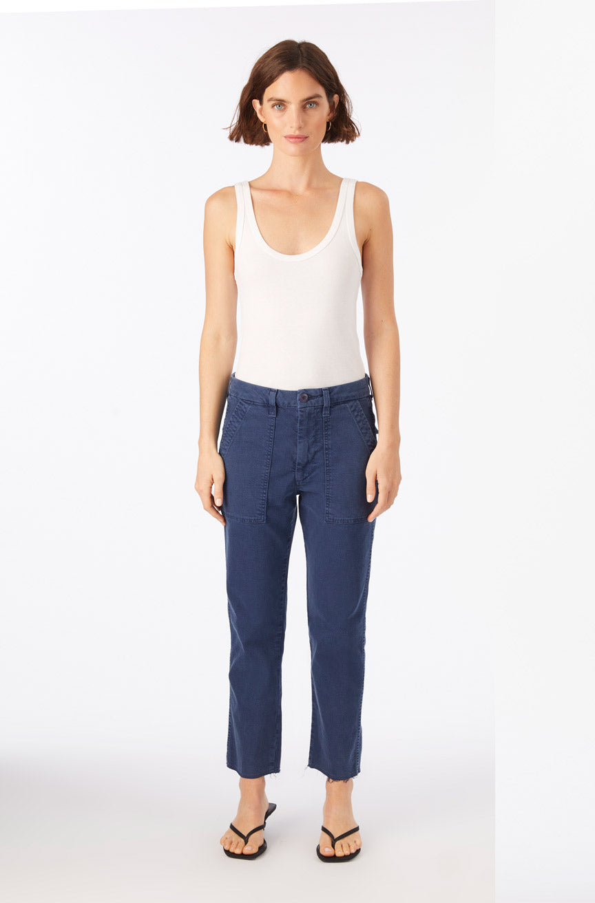 PANTS/SHORTS Easy Army Trouser in Neptune AMO