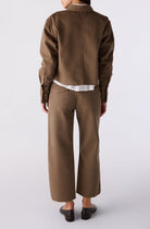PANTS/SHORTS Easy Army Slouch Crop Pant in Root AMO
