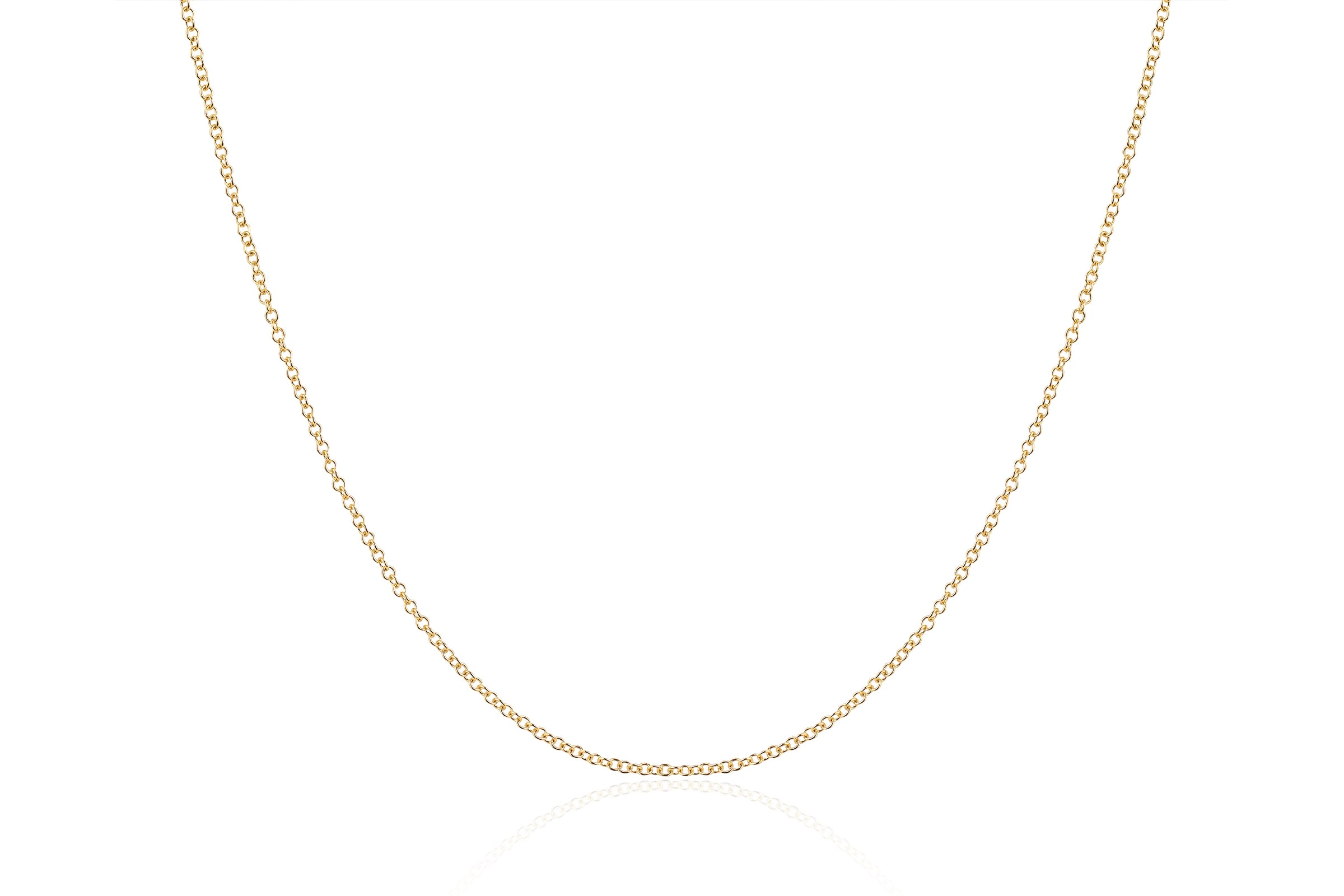 JEWELRY Chain Necklace in Yellow Gold EF Collection