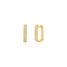 JEWELRY TS - 14K DIAMOND JUMBO LOLA HOOP EARRINGS EF Collection