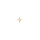 JEWELRY TS - 14K SINGLE DIAMOND SPANKLE STUD EARRING EF Collection