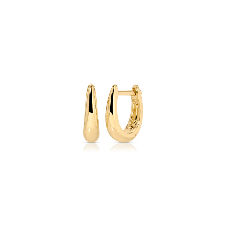 JEWELRY TS - 14K GOLD MINI MAEVE HUGGIE EARRINGS EF Collection