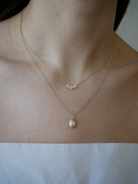 JEWELRY Graduated Diamond Arc Necklace in Yellow Gold EF Collection