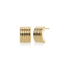 JEWELRY TS - 14K JUMBO FLUTED STUD EARRINGS EF Collection