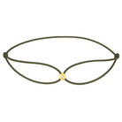 JEWELRY Diamond Dot Cord Bracelet in Olive Green EF Collection