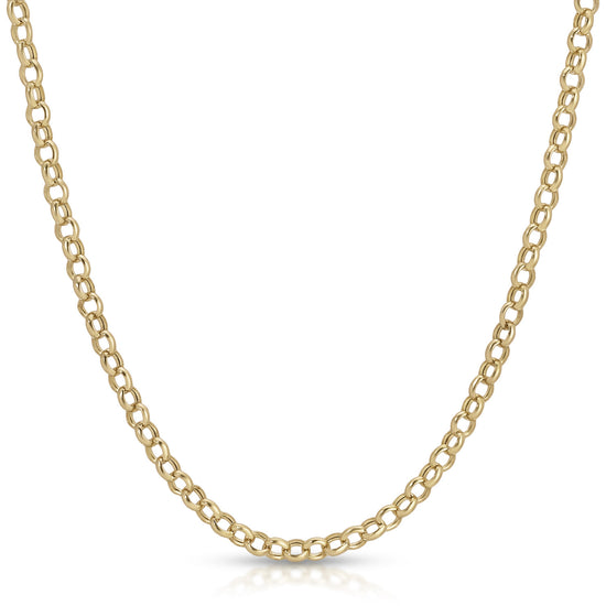 JEWELRY TS - 14K ROLO CHAIN NECKLACE EF Collection