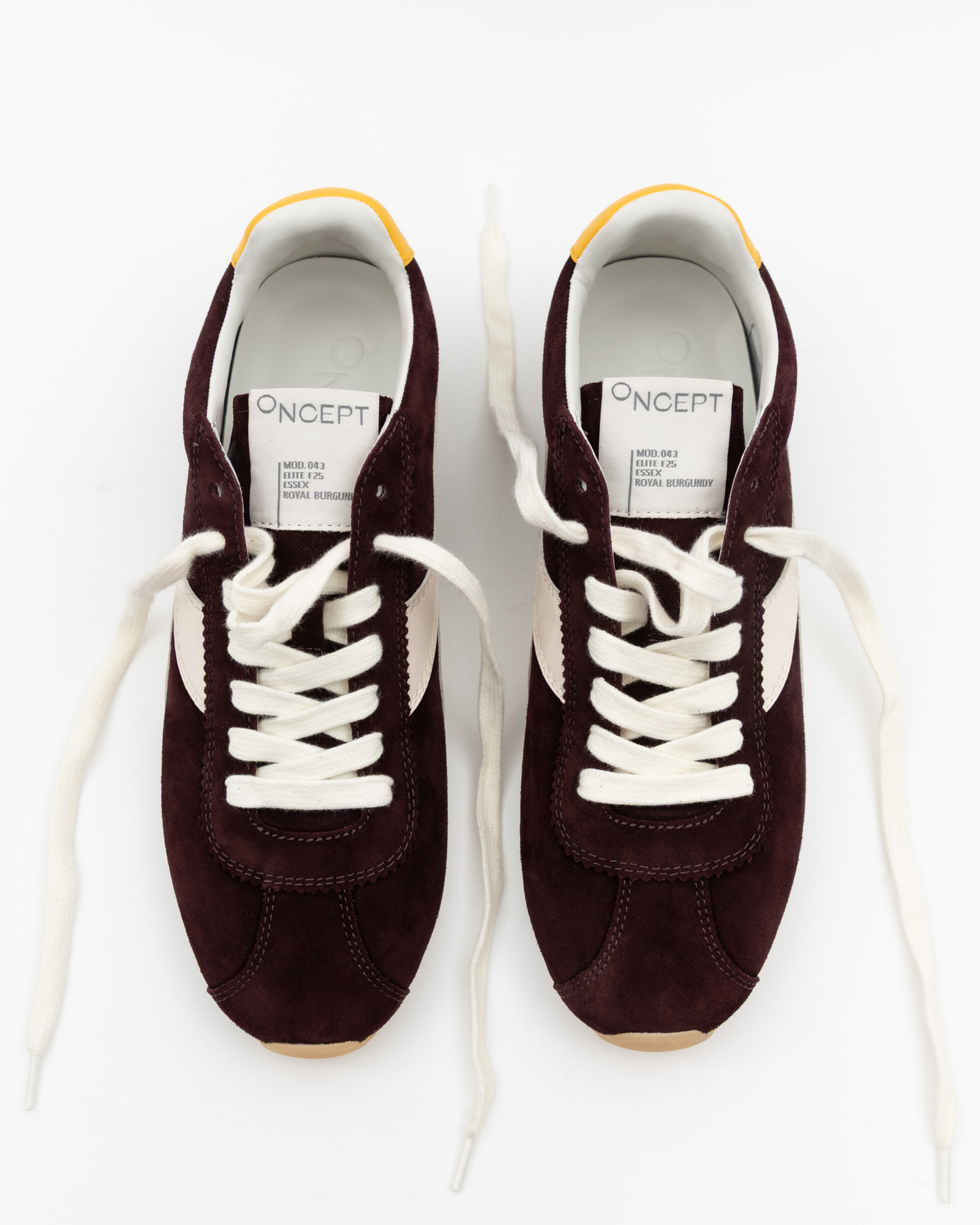 SHOES Essex Sneaker in Royal Burgundy Oncept