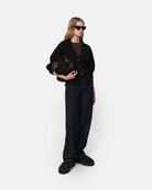 ACCESSORIES Noor Pouch in Dark Leopard Apparis