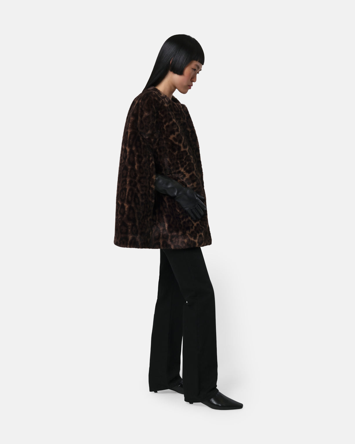 COATS/JACKET Sloane Cape in Leopard Apparis