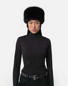 HATS Margot Pillbox Hat in Noir Apparis