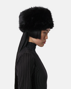HATS Margot Pillbox Hat in Noir Apparis