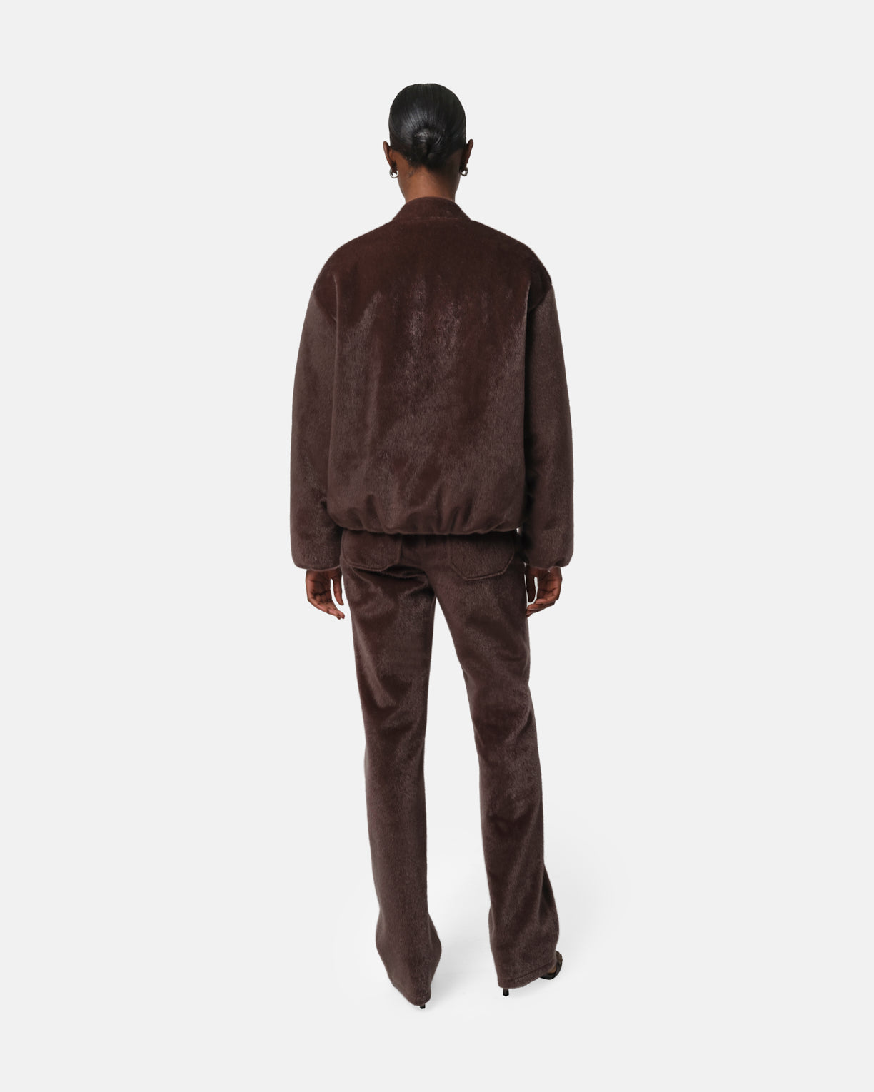COATS/JACKET Maris Pony Padded Bomber in Umber Apparis