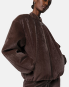 COATS/JACKET Maris Pony Padded Bomber in Umber Apparis