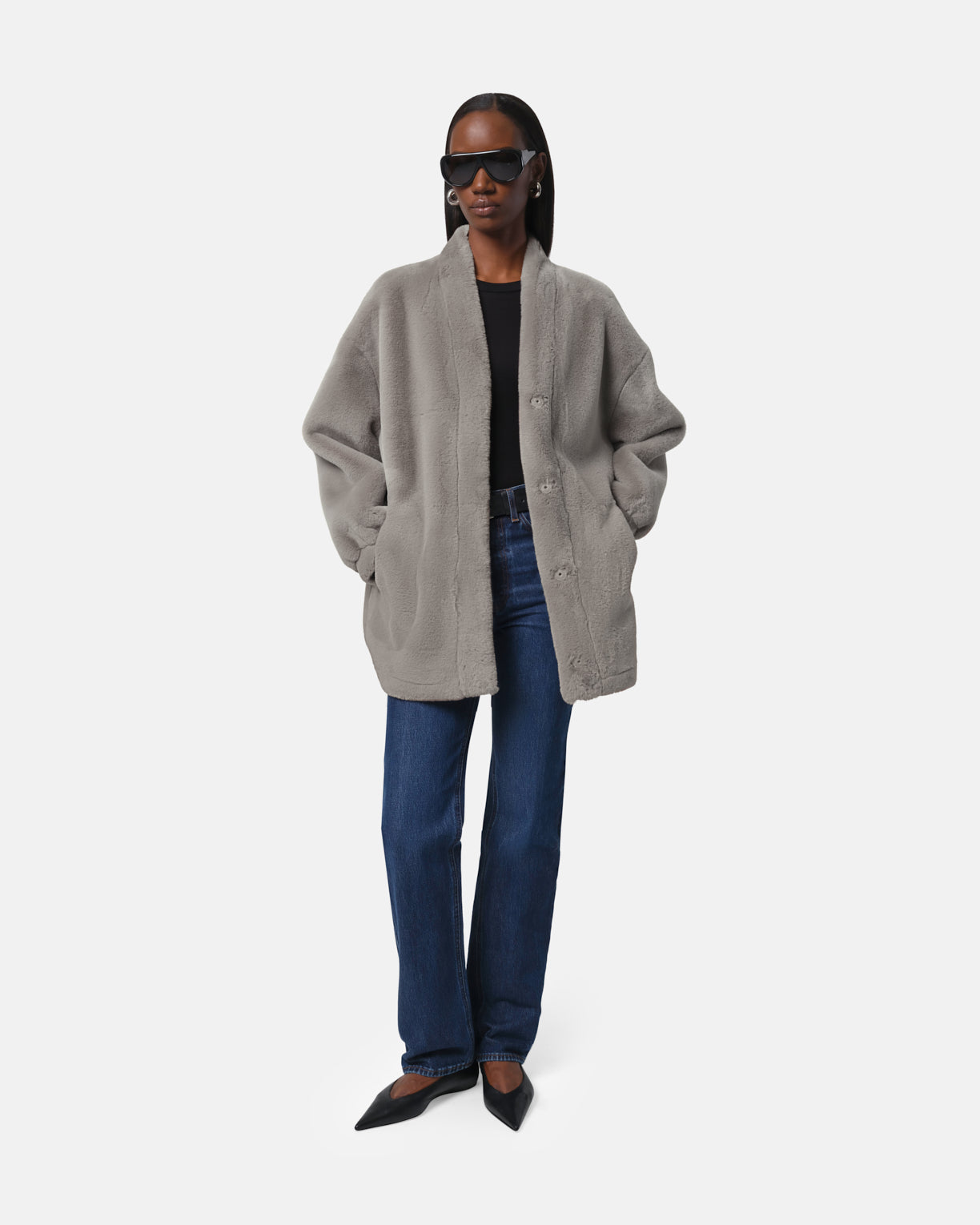 COATS/JACKET Jane Coatigan in Granite Apparis