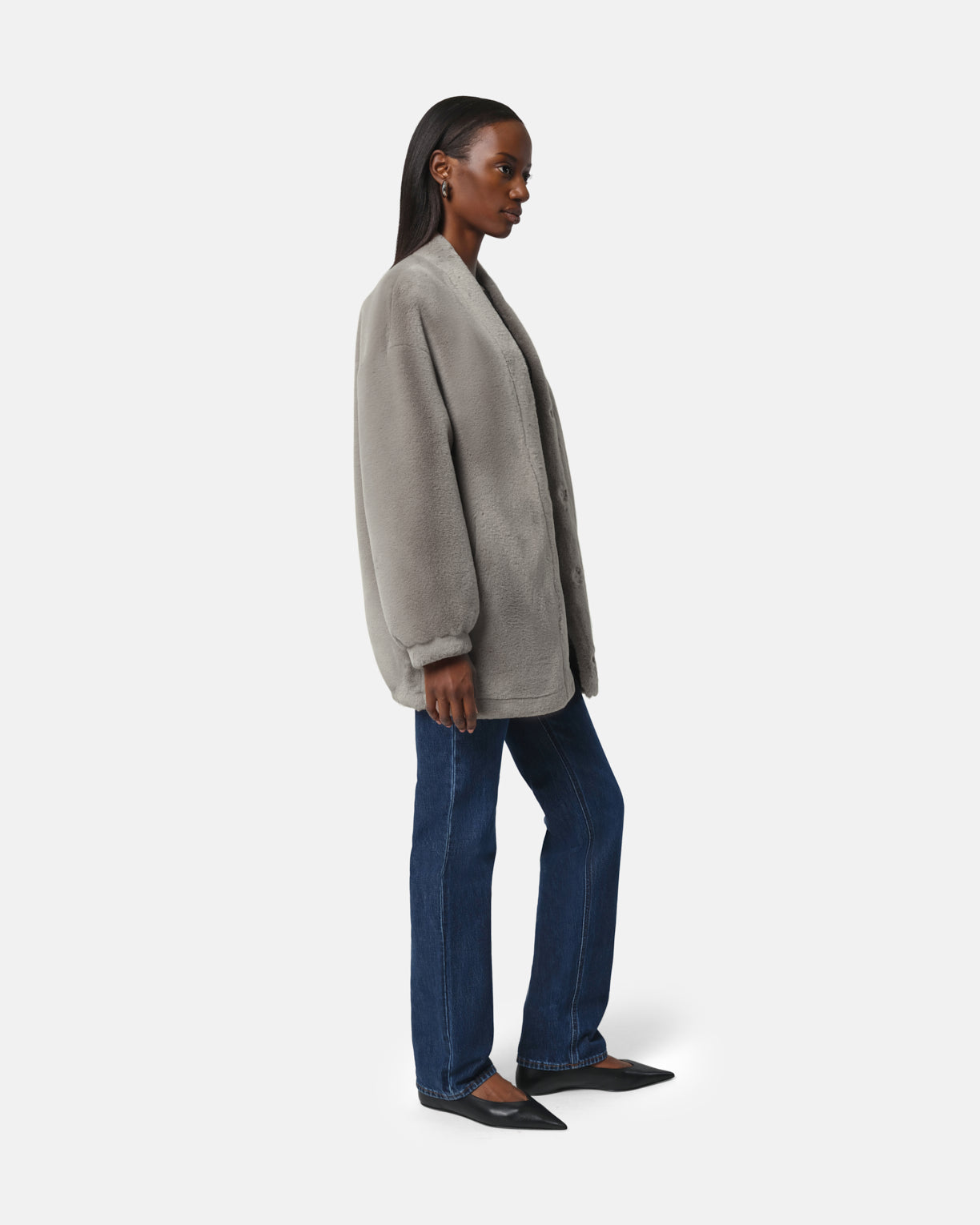 COATS/JACKET Jane Coatigan in Granite Apparis