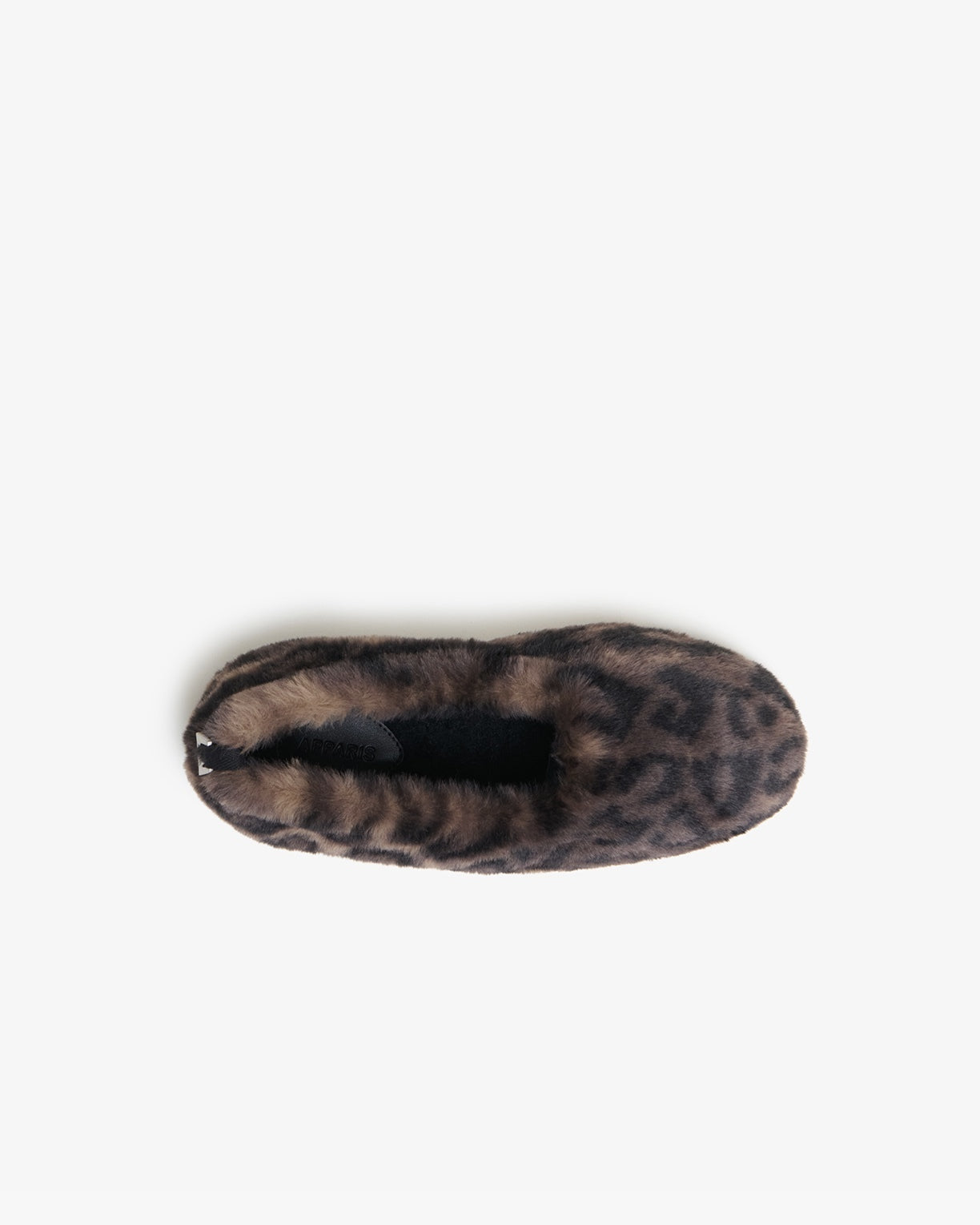 SHOES Magda Flat Slipper in Dark Leopard Apparis