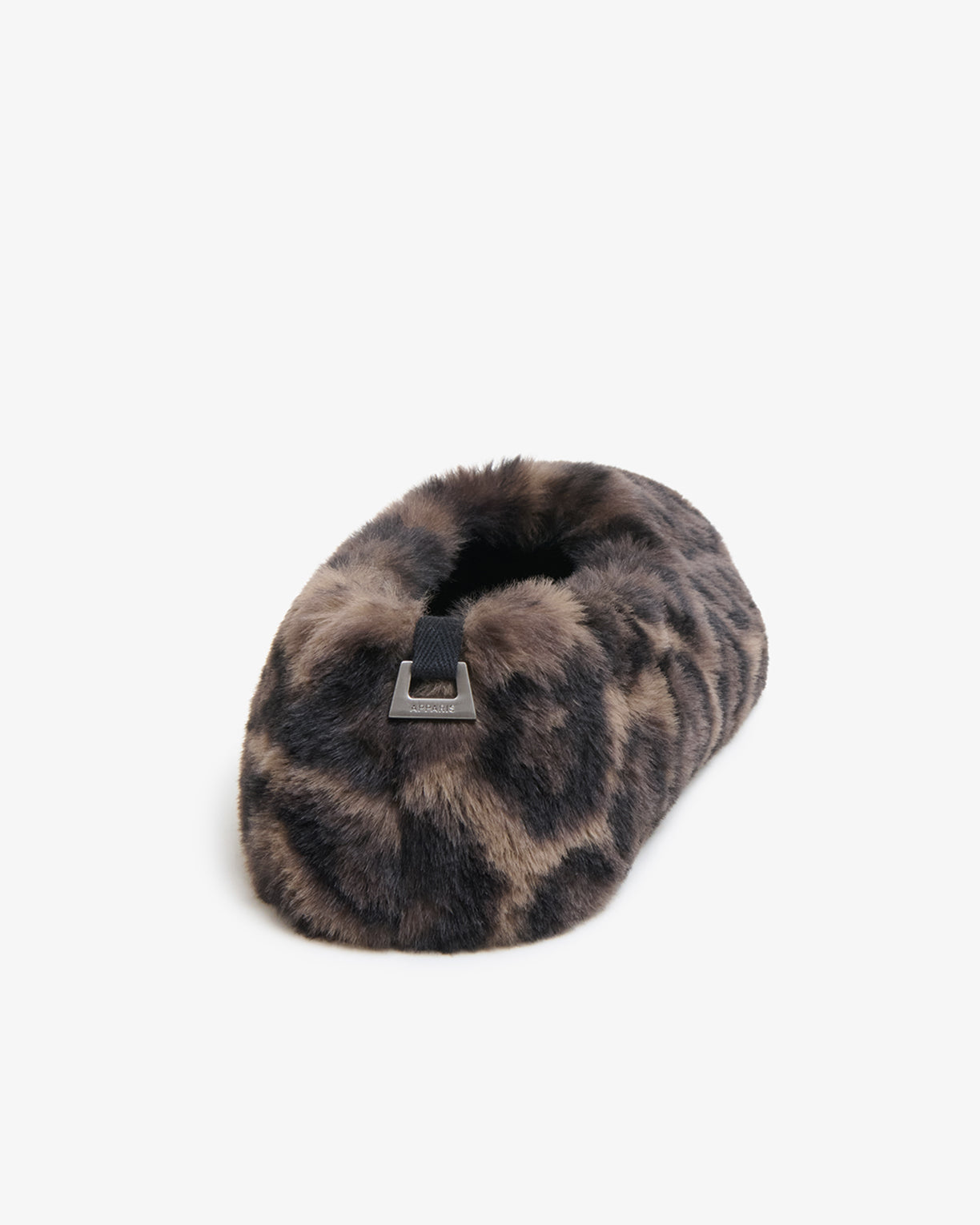 SHOES Magda Flat Slipper in Dark Leopard Apparis