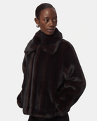 COATS/JACKET Elis Coat in Shaved Noir Mink Apparis