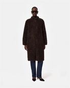 COATS/JACKET Jude Bouclette Coat in Brown Apparis