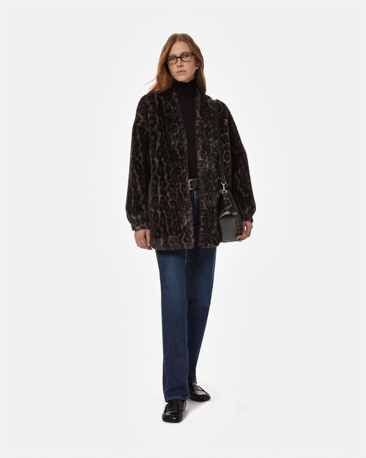 COATS/JACKET Jane Coatigan in Dark Leopard Apparis