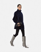 COATS/JACKET Edie Pony Parka in Navy Apparis